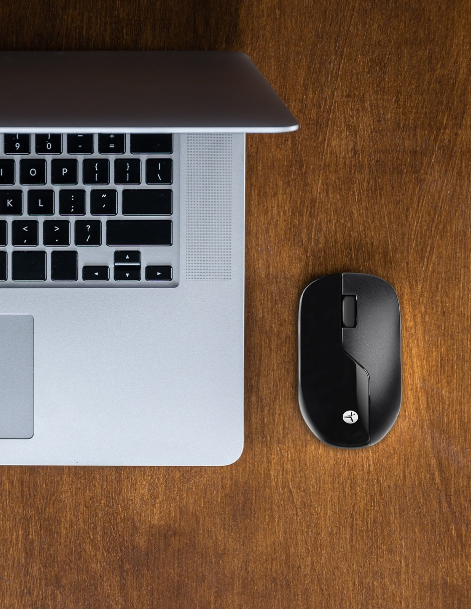 Mouse inalámbrico Negro recargable wireless TechZone
