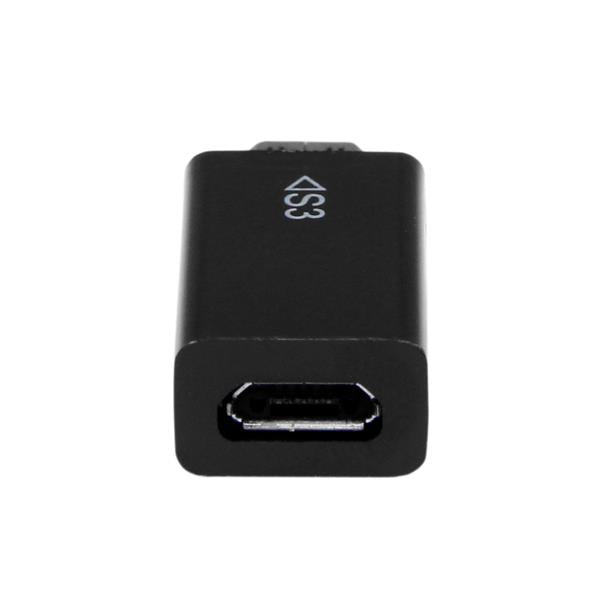 StarTech.com S3MHADAP cambiadores de género de cables USB Micro-B Negro