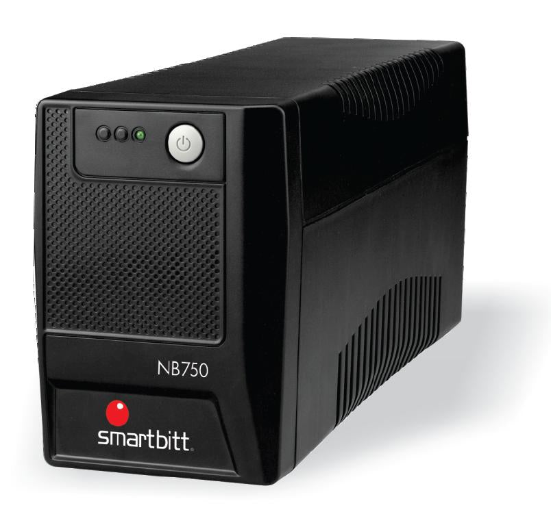 Smartbitt NoBreak NB750 sistema de alimentación ininterrumpida (UPS) 0.75 kVA 375 W 6 salidas AC