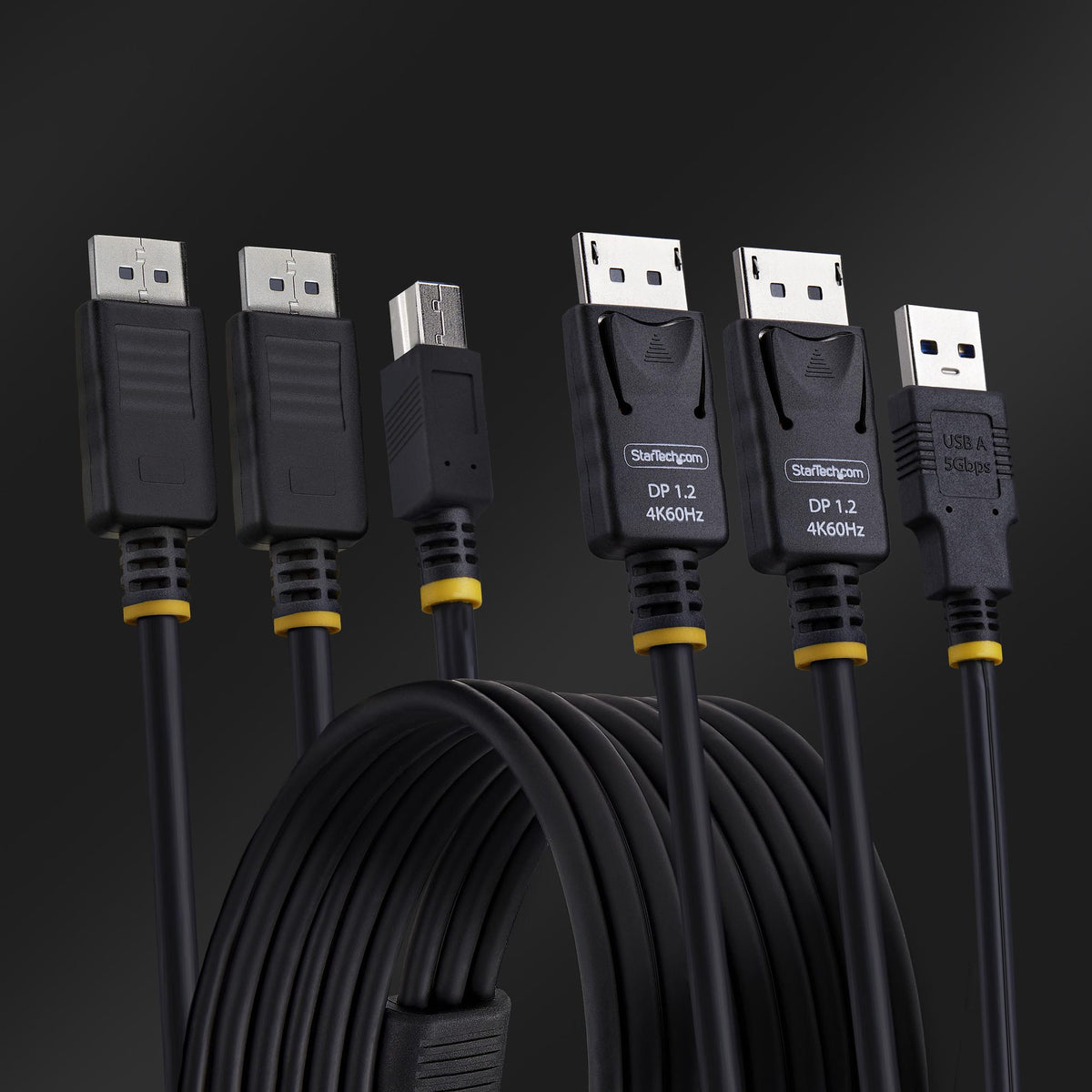StarTech.com DDU1226-KVM-CABLE cable para video, teclado o ratón (KVM) Negro