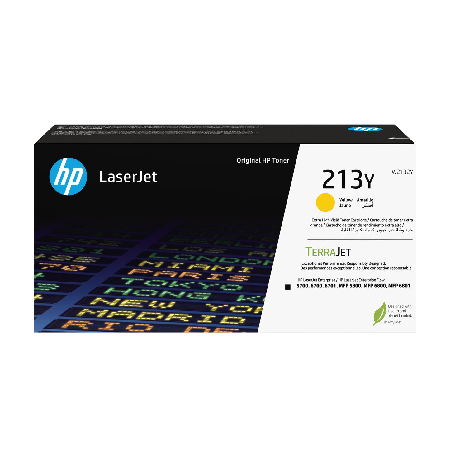 HP 213Y Ylw Original LaserJet Toner Crtg cartucho de tóner 1 pieza(s)
