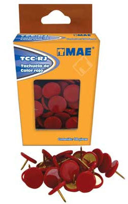 TACHUELA MAE ROJA C/100