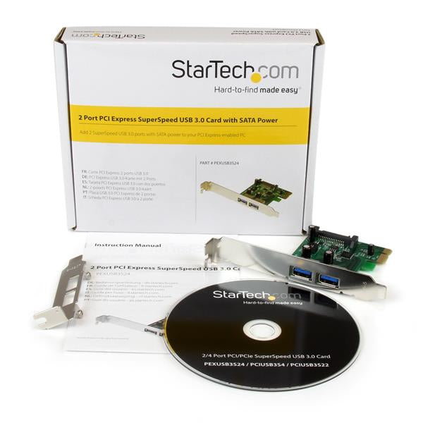 StarTech.com PEXUSB3S24 tarjeta o adaptador de interfaz USB 3.2 Gen 1 (3.1 Gen 1)