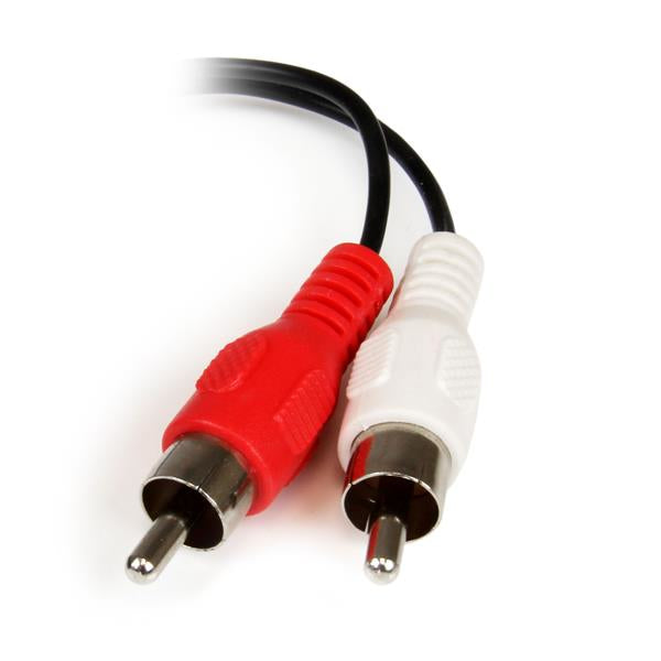 StarTech.com 0.152m 3.5mm - 2xRCA m/f cable de audio 3,5mm Negro