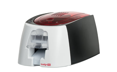 Impresora de credenciales Evolis Badgy 100 incluye 1 Ribbon 1 Paquete de 100 tarjetas de PVC
