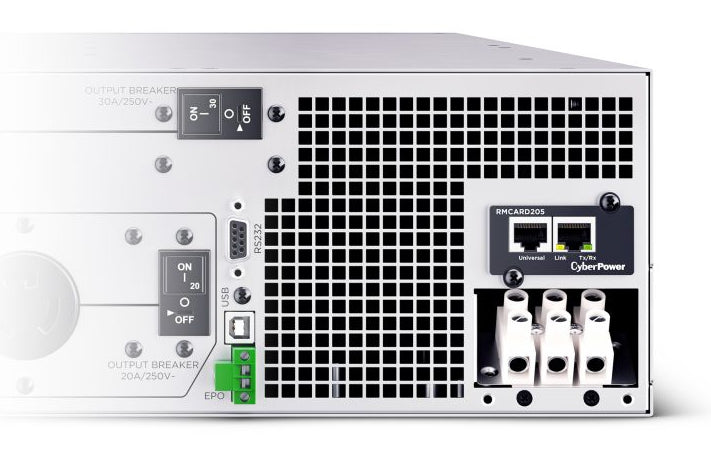 CyberPower OL6KRTHDL sistema de alimentación ininterrumpida (UPS) Doble conversión (en línea) 6 kVA 6000 W 4 salidas AC