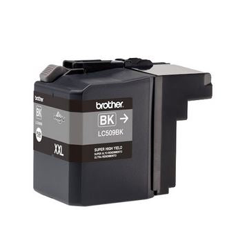 Tinta Brother LC509BK Súper Alto Rendimiento Hasta 2400 Páginas Color Negro