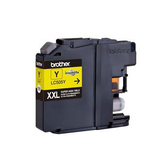 Tinta Brother LC505Y Súper Alto Rendimiento Hasta 1300 Páginas Color Amarillo