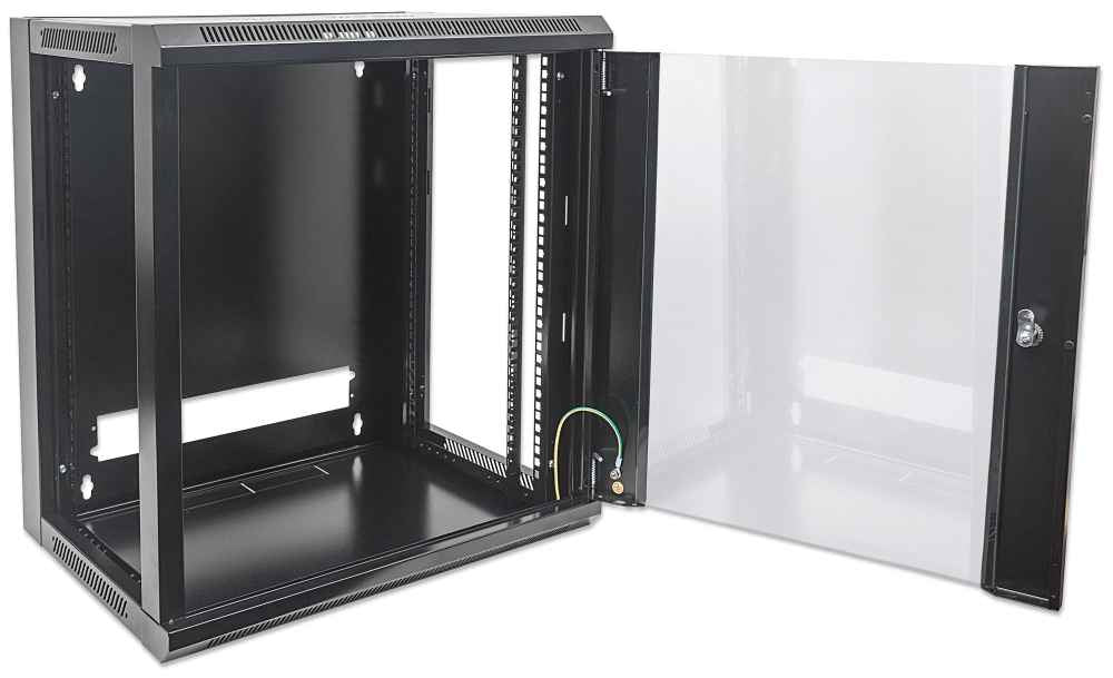 Intellinet 711951 armario rack Bastidor de pared Negro