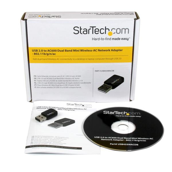 StarTech.com USB433WACDB tarjeta de red WLAN 433 Mbit/s