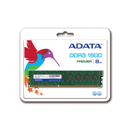 Memoria Ram Adata 8GB Dual DDR3LOW U-DIMM 1600Mhz
