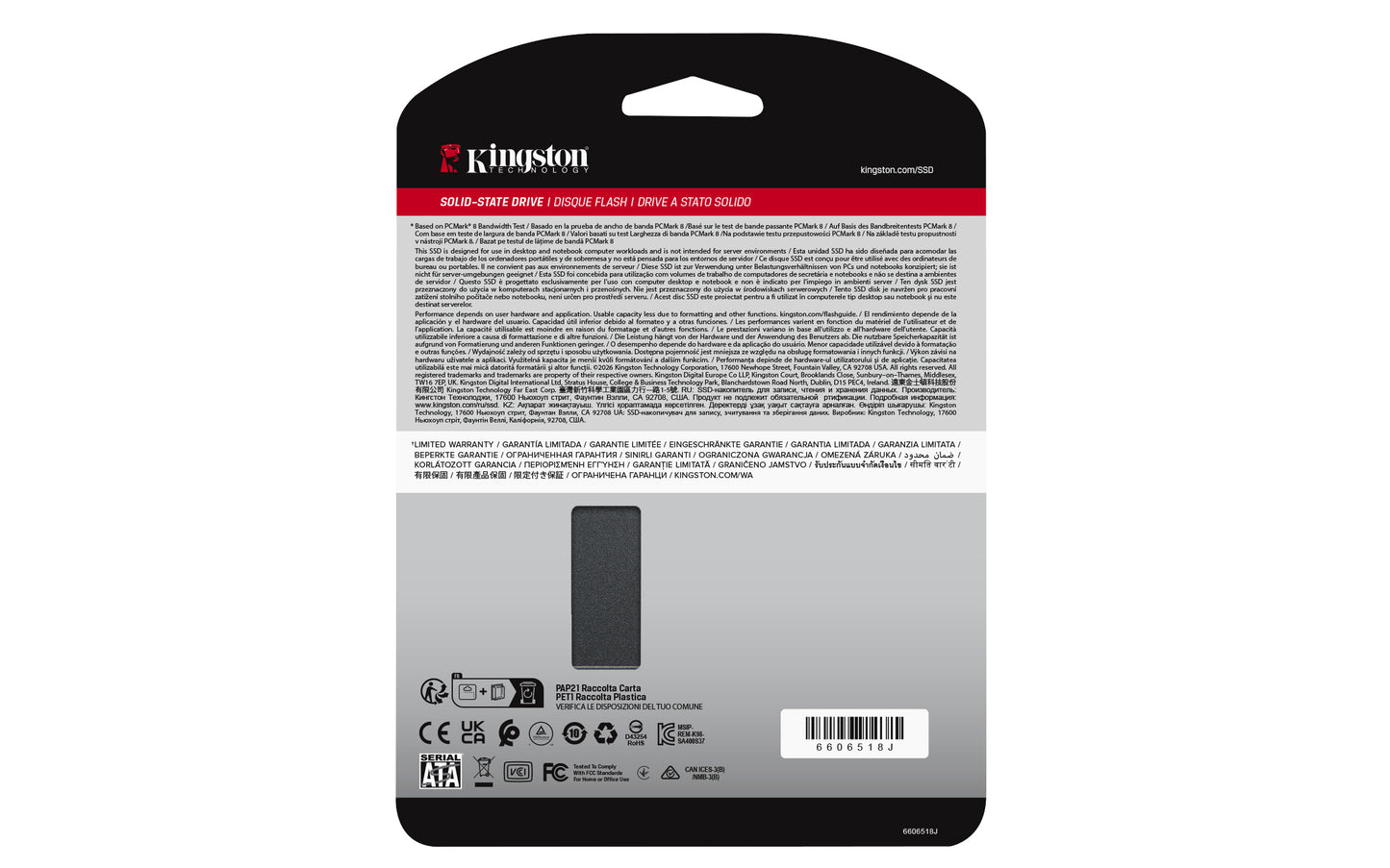 Unidad de Estado Sólido SSD Kingston A400 480GB 2.5" Sata3 7mm Lect.500/Escr.450mbs