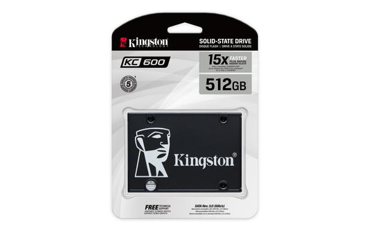 Unidad de Estado Sólido SSD Kingston 512 GB SKC600 SATA3 2.5"