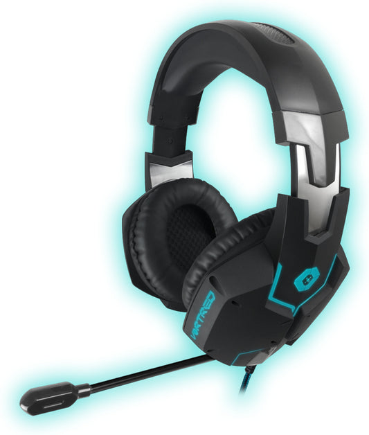 Audífonos Vortred Gamer 7.1 Assault Sonido Envolvente Color Negro