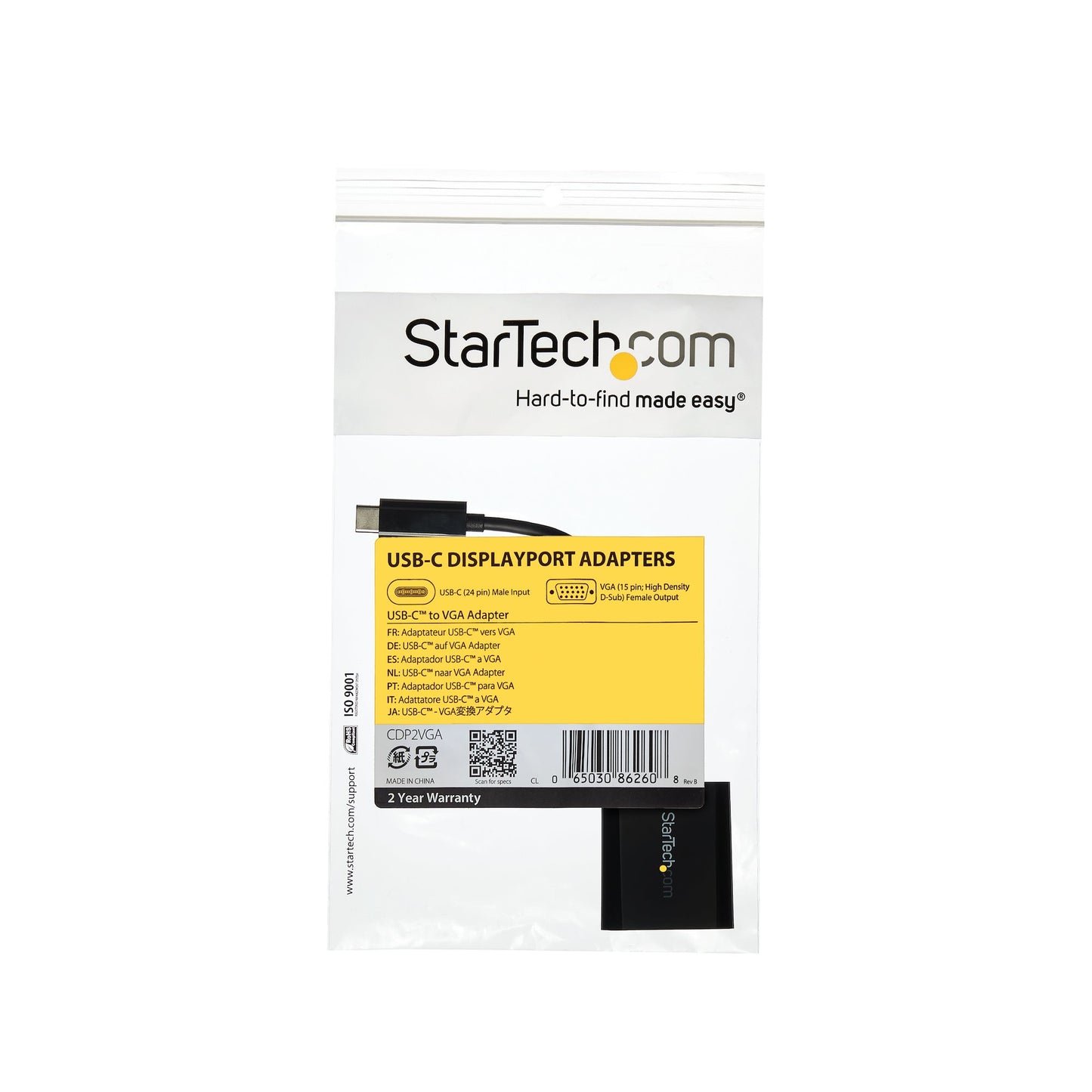 StarTech.com CDP2VGA adaptador gráfico USB 1920 x 1200 Pixeles