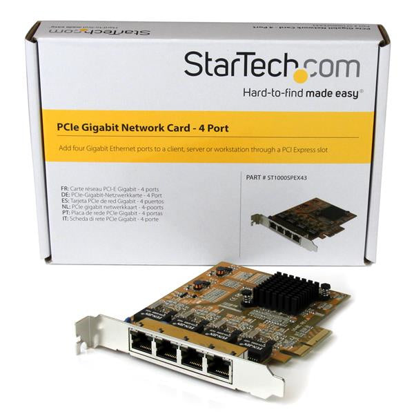 StarTech.com ST1000SPEX43 tarjeta de red Interno 2000 Mbit/s