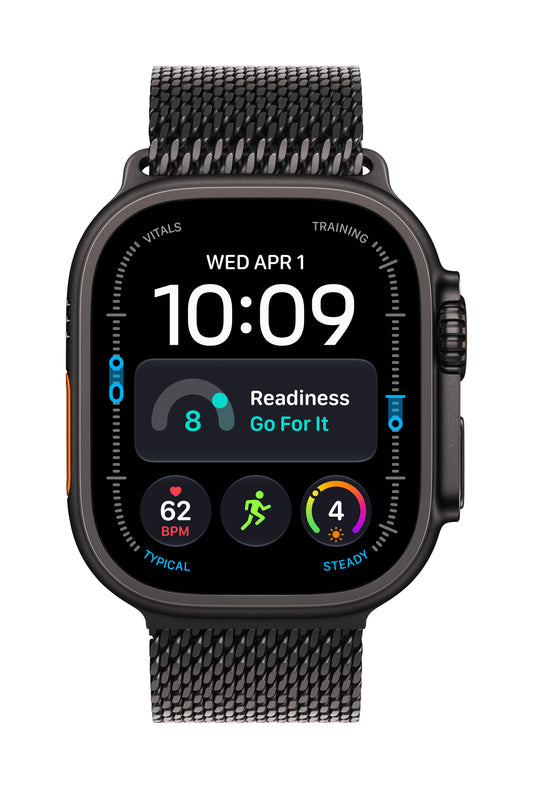 Smartwatch Apple Watch Ultra 4 GPS + Cellular 5G 49 mm titanio con correa estilo milanés L negro MJAX4BE/A