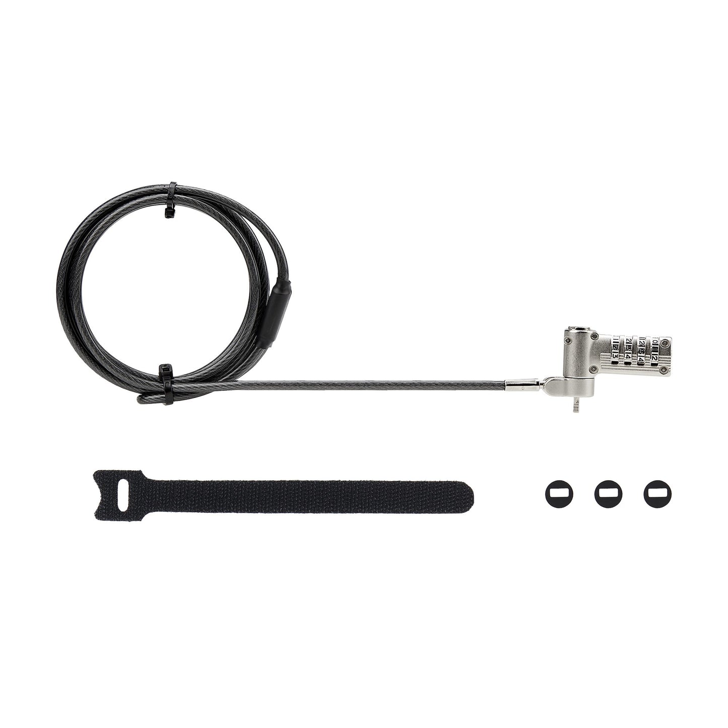 StarTech.com UNIVC4D-LAPTOP-LOCK cable antirrobo Negro, Plata