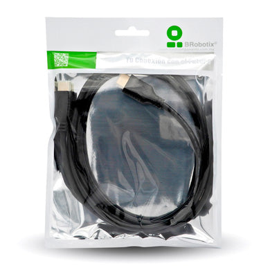 BRobotix 963493 cable HDMI 3 m HDMI Tipo A (Estándar) Negro