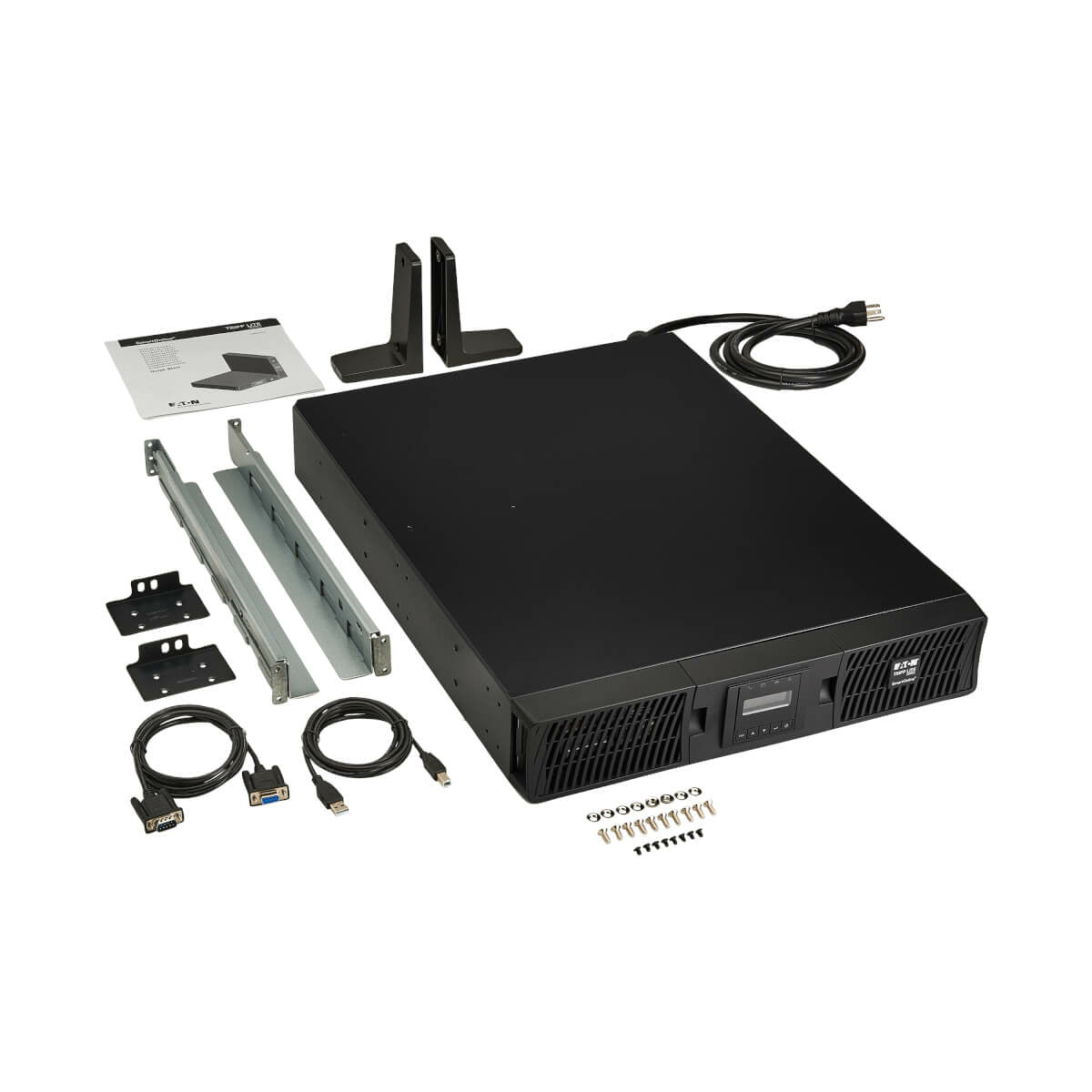 Tripp Lite SU2200RTXLCD2U sistema de alimentación ininterrumpida (UPS) Doble conversión (en línea) 2.2 kVA 7 salidas AC