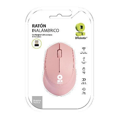 BRobotix 6000793 ratón Ambidiestro RF inalámbrico Óptico 1000 DPI