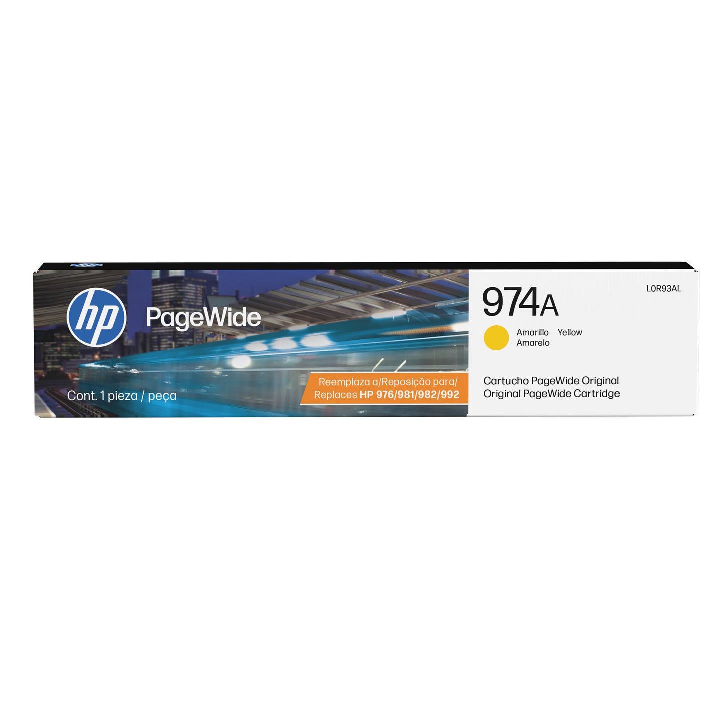 Tinta HP 974A Pagewide Amarillo
