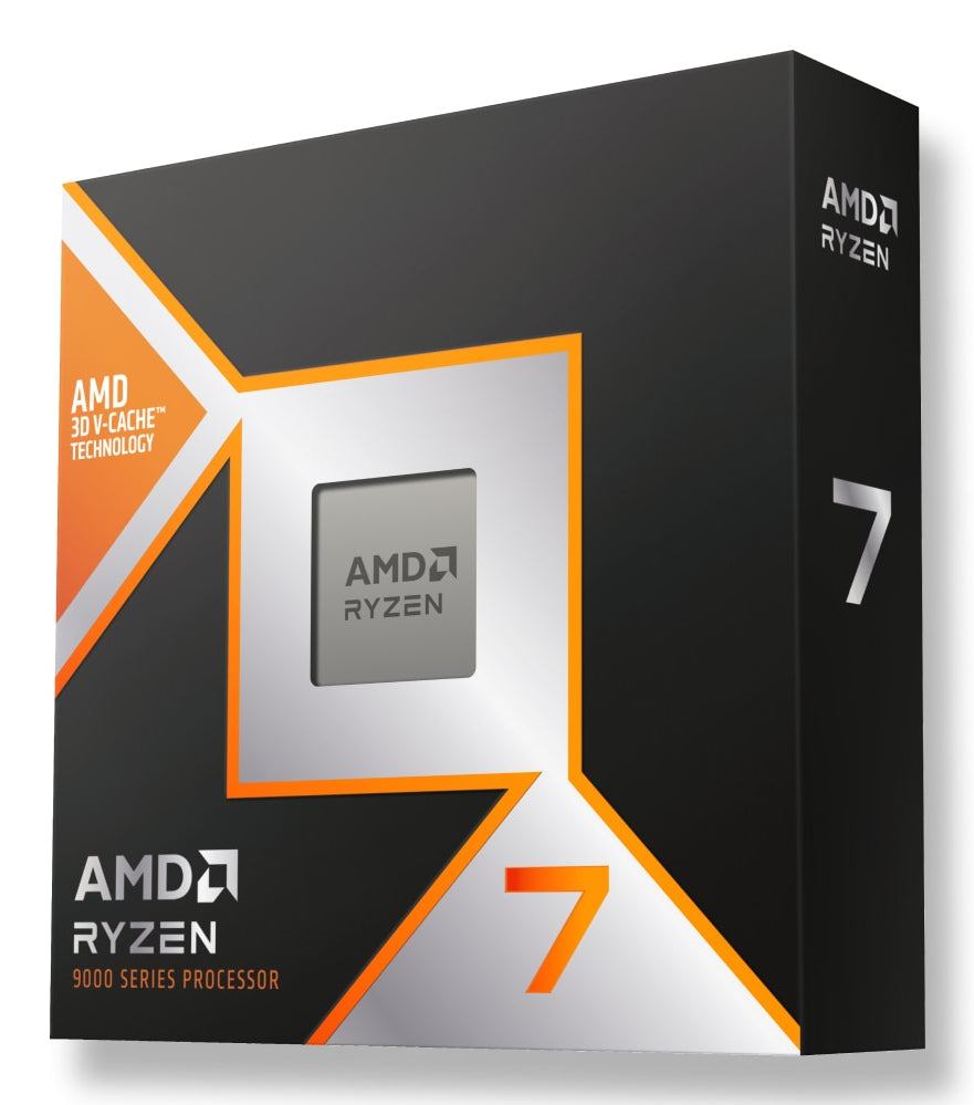 Procesador AMD Ryzen 7 9800X3D 5.2GHz 96MB 120W 8 Cores 16 Threads Socket AM5 con Graficos sin Disipador