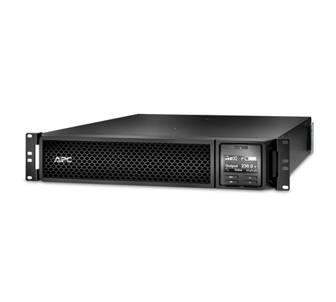 UPS APC Smart SRT 3000VA en Línea Rack 2U 208/230V Salidas IEC Autonomía Extendida con Rieles