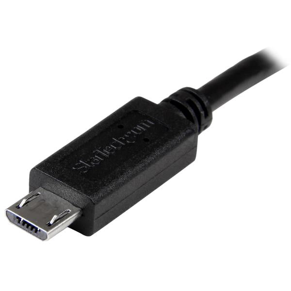 StarTech.com UUUSBOTG8IN cable USB 0.203 m Micro-USB B Negro