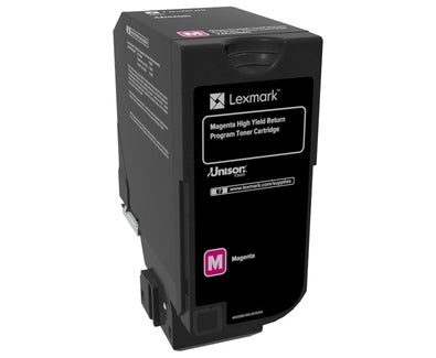 Tóner Lexmark Alto Rendimiento Programa Retorno CS725de Color Magenta