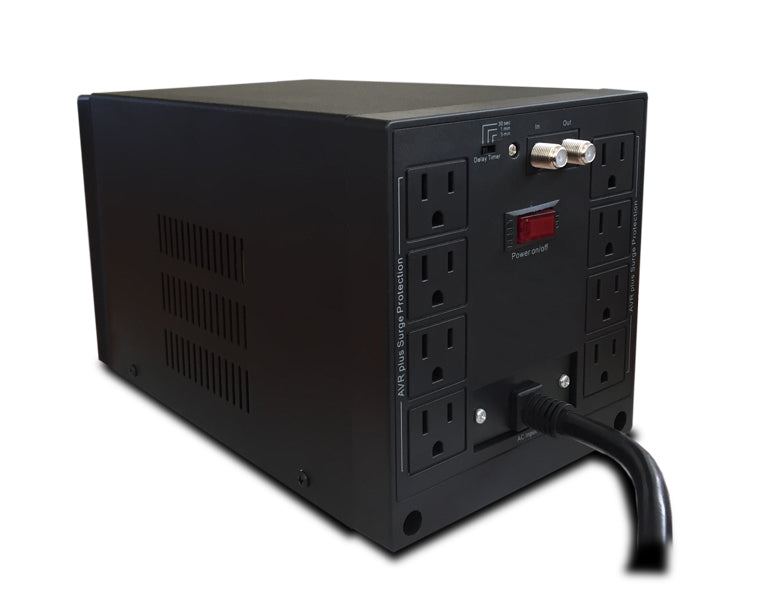 Regulador de Voltaje CDP 3000VA/2400W 8 Contactos