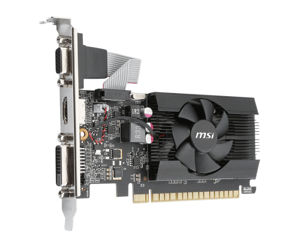 Tarjeta de Video MSI NVIDIA GeForce GT 710 2GB 64-bit GDDR3 PCI Express 2.0