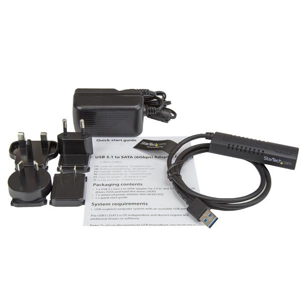 StarTech.com USB312SAT3 tarjeta o adaptador de interfaz