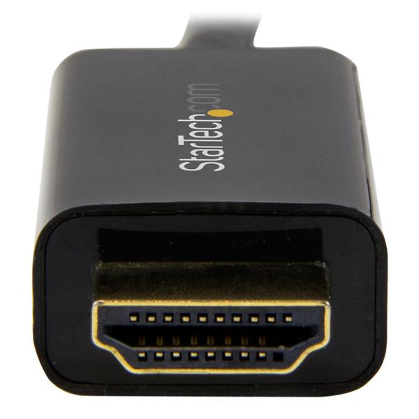 StarTech.com DP2HDMM5MB adaptador de cable de vídeo Negro