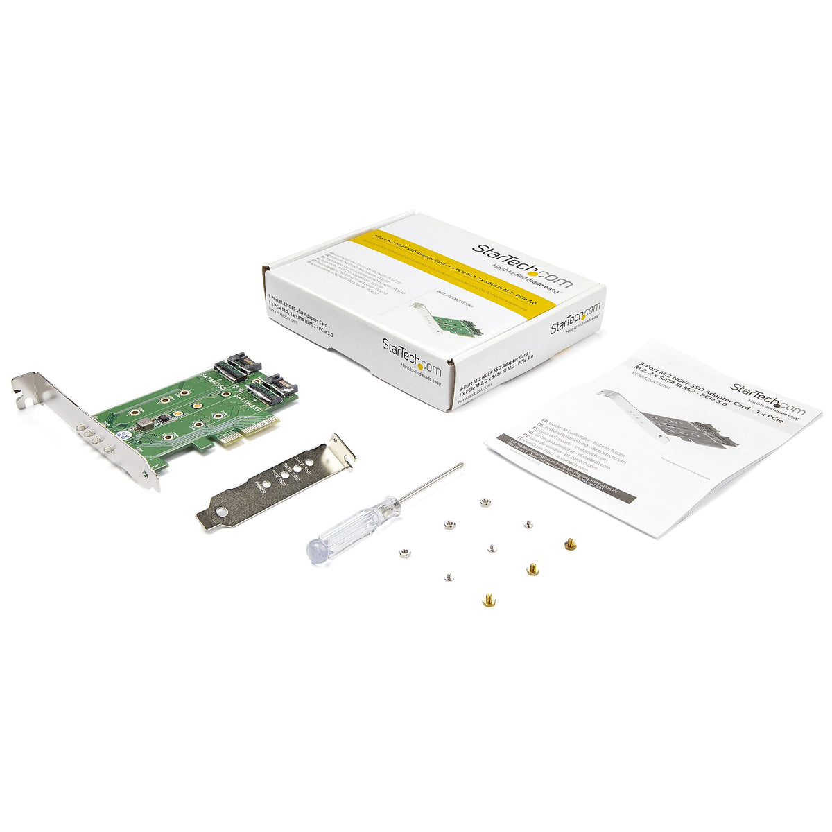 StarTech.com PEXM2SAT32N1 tarjeta o adaptador de interfaz Interno M.2, SATA