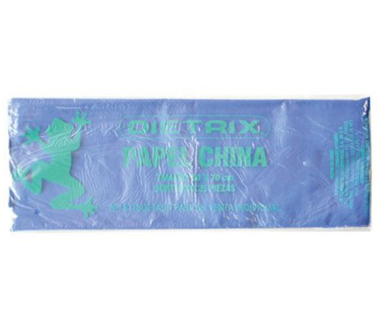 Papel de China Dietrix 50x70cms Azul Marino Paquete con 25 Hojas