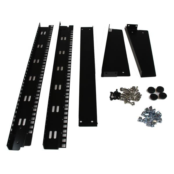 StarTech.com RK12OD armario rack Rack o bastidor independiente Negro