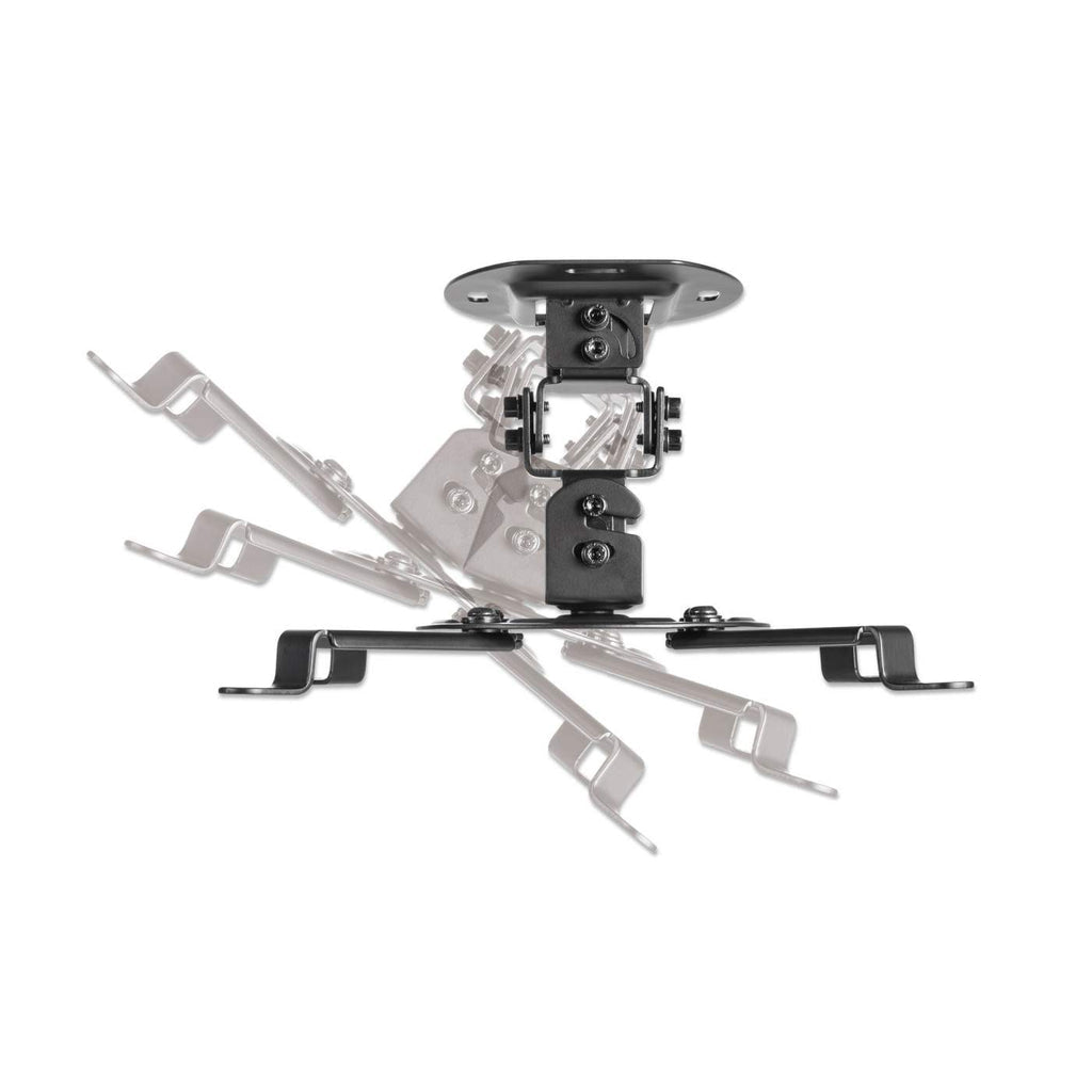 Soporte Proyector Manhattan Básico 13.5 Kg Montaje Techo Movimiento Articulado Color Negro