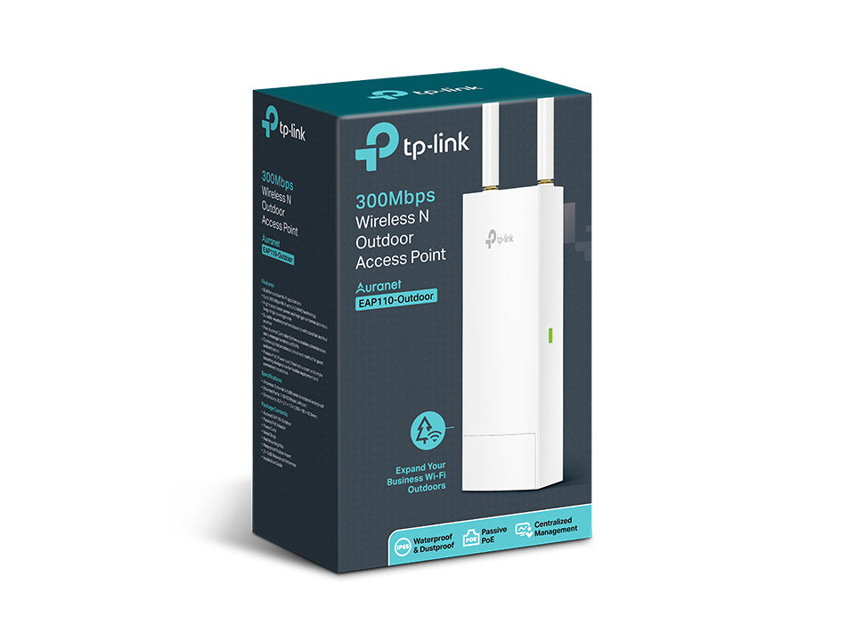 TP-Link Omada EAP110-Outdoor 300 Mbit/s Blanco Energía sobre Ethernet (PoE)