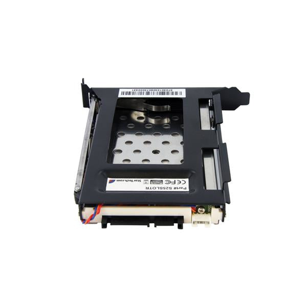 StarTech.com S25SLOTR panel para bahía de discos 6.35 cm (2.5") Negro