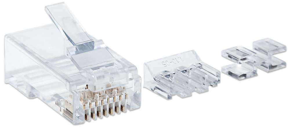 Intellinet 790673 conector RJ-45 Transparente