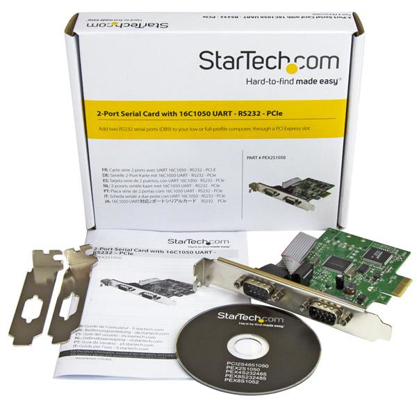 StarTech.com PEX2S1050 tarjeta o adaptador de interfaz De serie