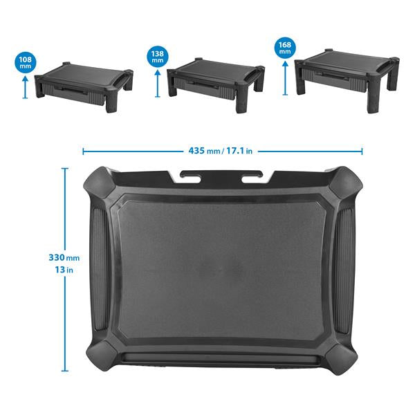 StarTech.com MONSTADJD soporte para pantalla plana 81.3 cm (32") Escritorio Negro