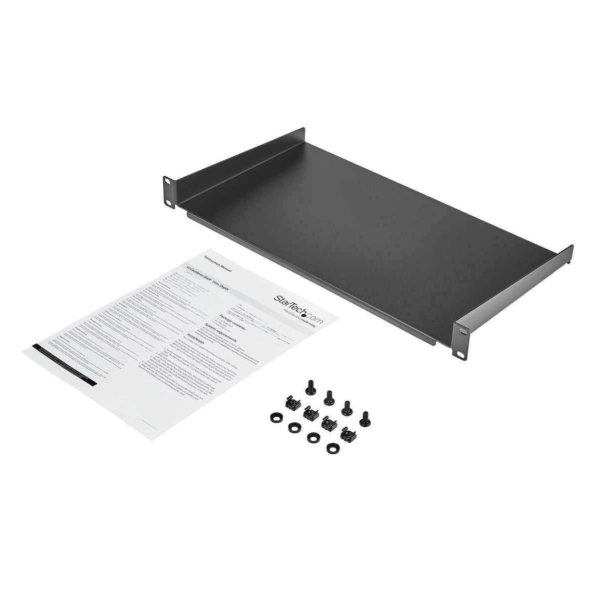 StarTech.com CABSHELF1U10 accesorio para rack Repisa de estante