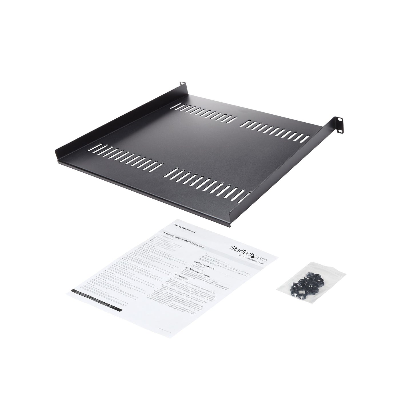 StarTech.com CABSHELF116V accesorio para rack Repisa de estante