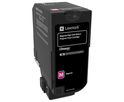 Lexmark 84C4HM0 cartucho de tóner 1 pieza(s) Original Magenta