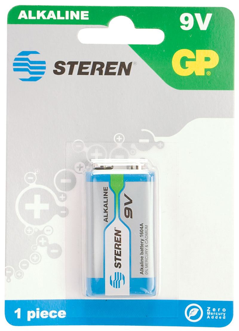 Pilas Steren Alcalina Cuadrada 9V 1 Pza