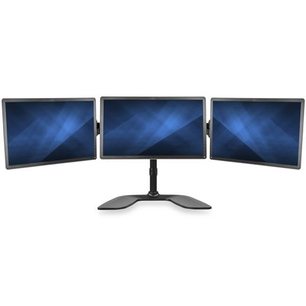 StarTech.com ARMBARTRIO2 soporte para pantalla plana 68.6 cm (27") Escritorio Negro