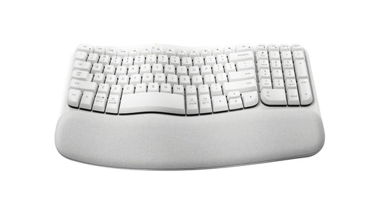 Teclado Inalámbrico Logitech Wave Keys Alcance 10 m Color Blanco