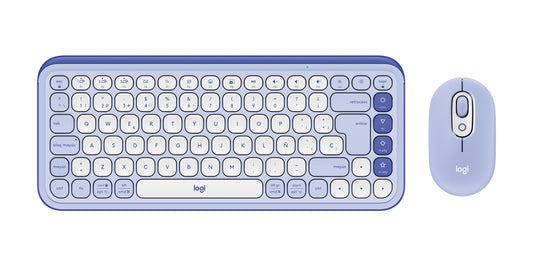Teclado y Mouse Logitech Pop Icon Lila